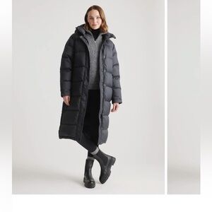 Quince Long puffer coat